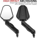OTO6 Adventure Bike Mirrors, Motorcycle Mirror Fits RAM B Balls and 7/8"Handlebar M10 M8,Compatible with KT-M Adventure,Ho-nda Africa Twin, RE Himalayan Vehicles