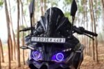 Pulsar RS 200 Bolt Visor Windshield Wind Deflector Dark Smoke Black