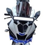 R15 M V4 Bubble Visor Windshield Wind Deflector R1M Model Smoke Black