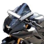 R15 M V4 Bubble Visor Windshield Wind Deflector R1M Model Smoke Black