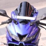 R15 V3 DB Visor Windshield Wind Deflector Black