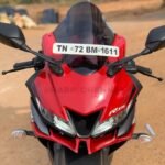 R15 V3 DB Visor Windshield Wind Deflector Black