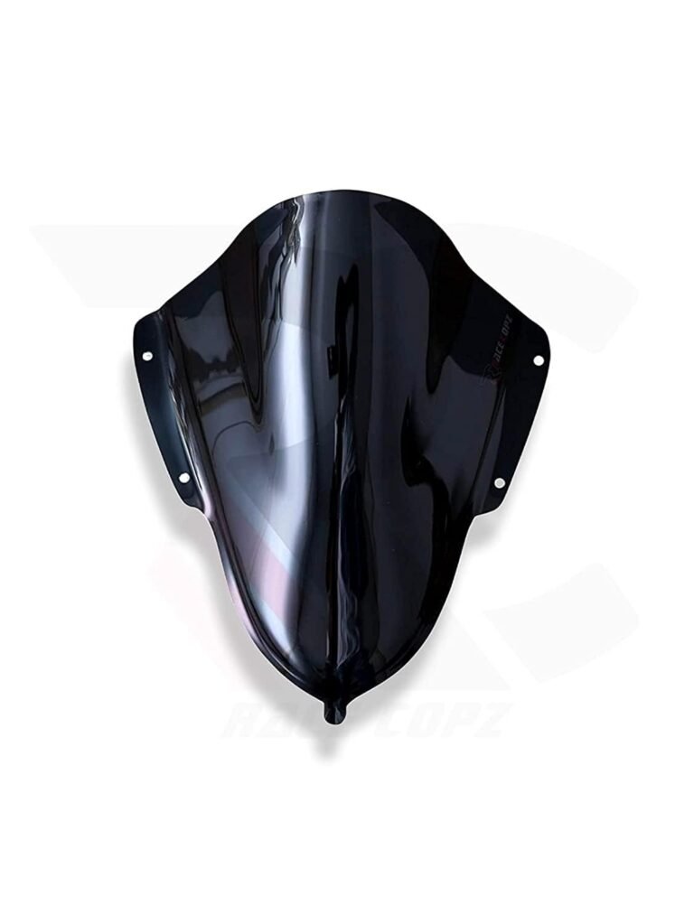 R15 V3 DB Visor Windshield Wind Deflector Black