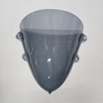 R15 V3 Full Bubble Indonesian Model Visor Windshield Wind Deflector Smoke Black (Easy Fit)