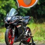 R15 V3 Indonesian Type Full Bubble Visor Windshield Wind Deflector Transparent White