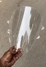 R15 V3 Indonesian Type Full Bubble Visor Windshield Wind Deflector Transparent White