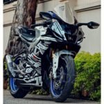 R15 V4 & R15 M Indonesian Full Bubble Visor Windshield Transparent Clear White