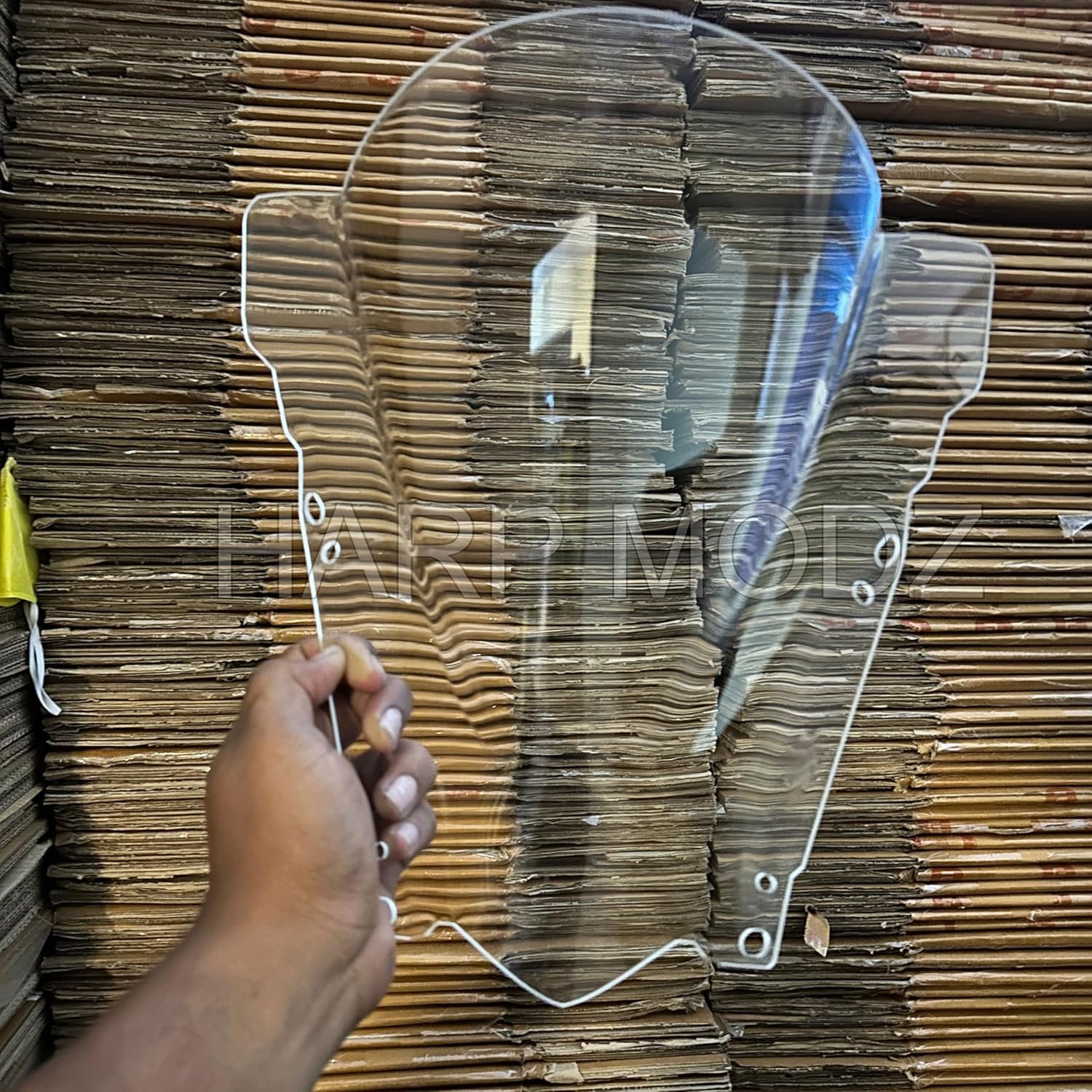 R3 DB Visor Windshield Wind Deflector Transparent White R3 DB Visor Windshield Wind Deflector Transparent White