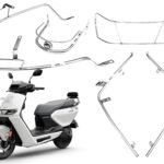 Rizta Body Kit Chrome Crash Guard Suitable For Ather Rizta Electric Scooter (Full Body Kit Set)