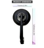 SGTB Latest Handle Bar End Mirrors Compatible with Hunter Meteor Reborn Classic 350 500 Standard Super 650 Shotgun GT Continental Interceptor Himalayan Scram Guerrilla Bikes...