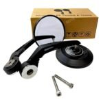 SGTB Latest Handle Bar End Mirrors Compatible with Hunter Meteor Reborn Classic 350 500 Standard Super 650 Shotgun GT Continental Interceptor Himalayan Scram Guerrilla Bikes...