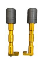 SGTB Long Frame Slider Crash Protector for Sporty Bikes KTM RC, Yamaha, Kawasaki (Gold)