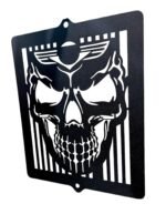 SGTB Radiator Guard Grill Jawa Classic Perak Forty Two 42 Bikes Skull Face Black Steel