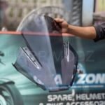 Smoke Black Powerpart Visor Windshield Wind Deflector Headlight Closed Engraved Compatible for KTM RC 125 RC 200 RC 390