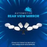 Uno Minda RV-1008L Shatterproof Glass Rear View Mirror Left Hand for Bajaj Avenger Street 150/ Avenger Street 180