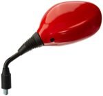 Uno Minda RV-5011L-RED Shatterproof Glass Rear View Mirror(Sports.Red)-Left Hand For Hero Glamour