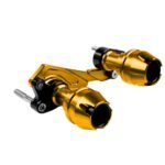 Vagary Fork Slider –Anti Crash Protector Rear Fork Wheel Slider for Yamaha Aerox 155 (Golden)