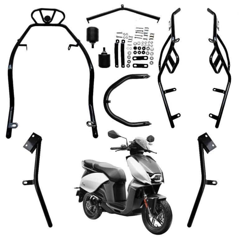 VIDA V1 CRASH GUARD WITH FRAME SLIDER LAGGUARD FRONT AND REAR CRASH GUARD SUITABLE FOR VIDA V1 ALL MODEL ELECTRIC SCOOTER (SET OF 1)