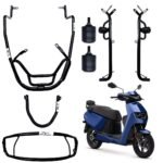 VIDA VX2, VX2 PLUS CRASH GUARD WITH FRAME SLIDER LAGGUARD FRONT AND REAR CRASH GUARD SUITABLE FOR VIDA VX2, VX2 PLUS ELECTRIC SCOOTER (SET OF 1)