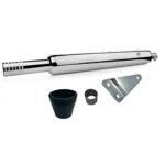 Dhe Best SIL115 Bike Bullet Silencer Exhaust Customized Long Bottle Punjab Dholki Chrome Silencer for RE Bullet Electra 350